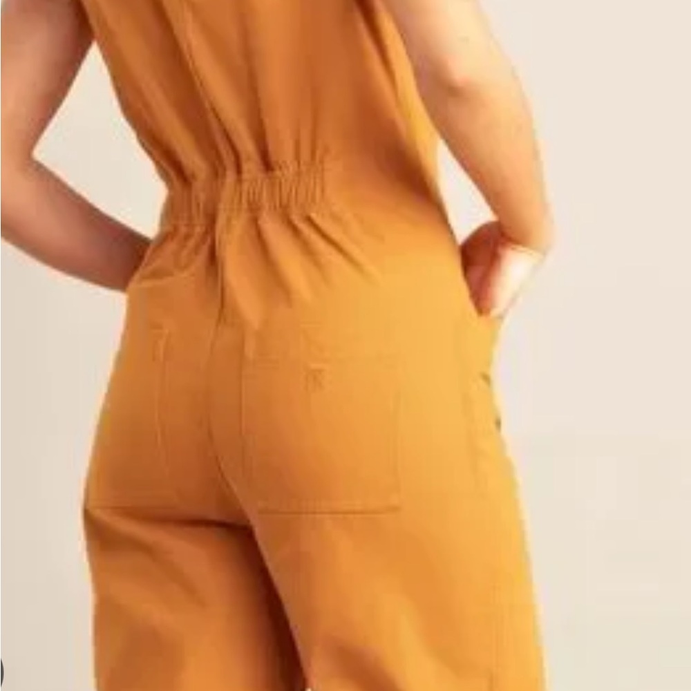 Roark Outbound Jumpsuit in Marigold / M - Picture 4 of 8